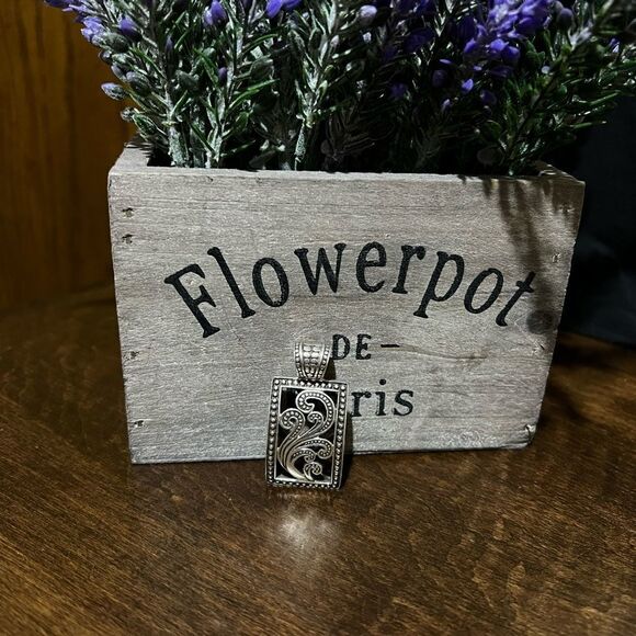 Silpada Paisley Filigree Pendant sterling silver 925 - Picture 1 of 4